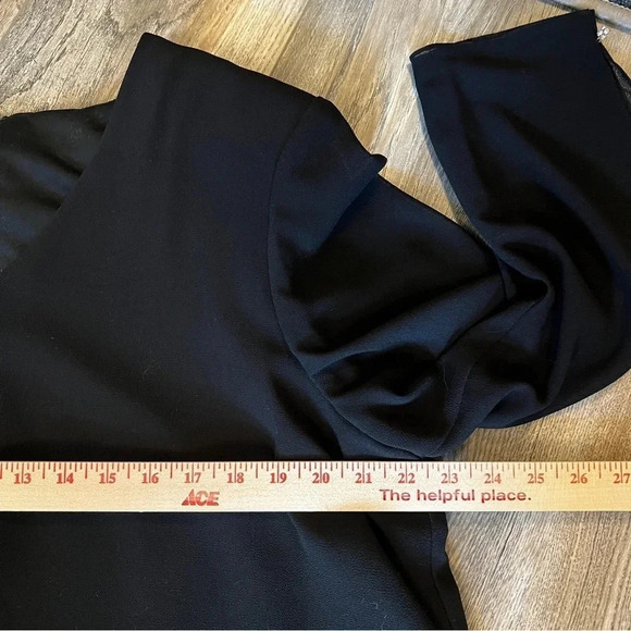 vintage PATRA STENAY Layered Lined Black Dress Crystal Buttons Size 14 - Picture 12 of 12